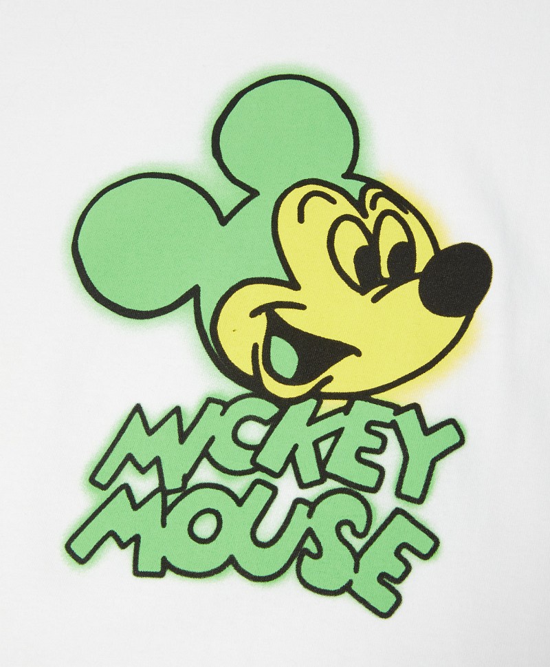 HUF X MICKEY MOUSE MICKEY SPRAY TEE WHITE