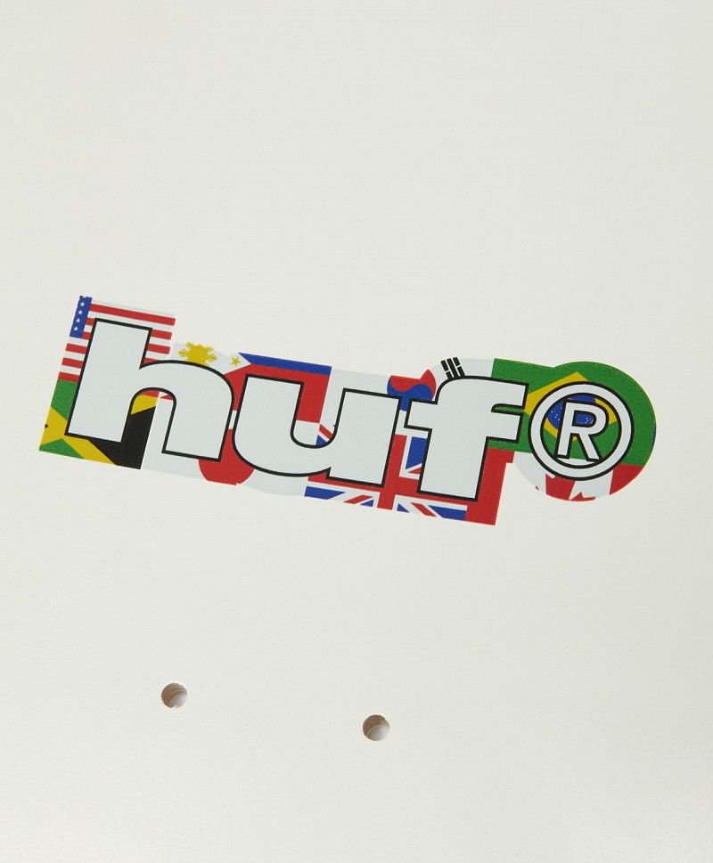 HUF X MICKEY MOUSE WORLDWIDE TOUR SKATE DECK 8.25 WHITE