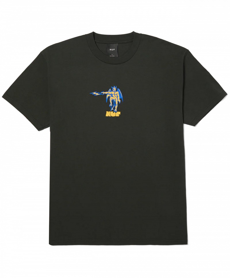 HUF HEAVENLY TEE VINTAGE BLACK