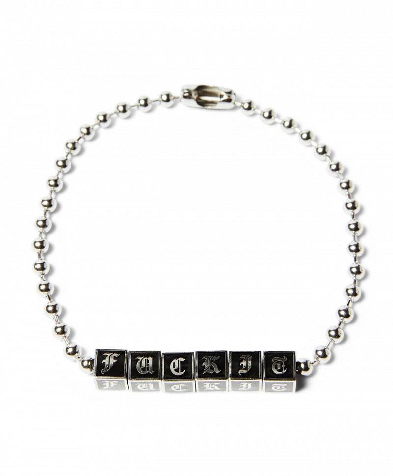 HUF BLOCKS BRACELET SILVER
