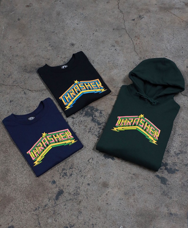 THRASHER LUCHADORA TEE NAVY