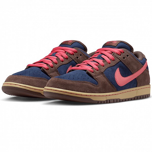 NIKE SB DUNK LOW PRO BAROQUE BROWN/ADOBE-MIDNIGHT NAVY