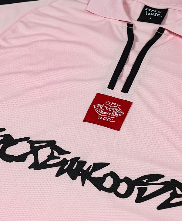 SCREW LOOSE SOCCER JERSEY PINK