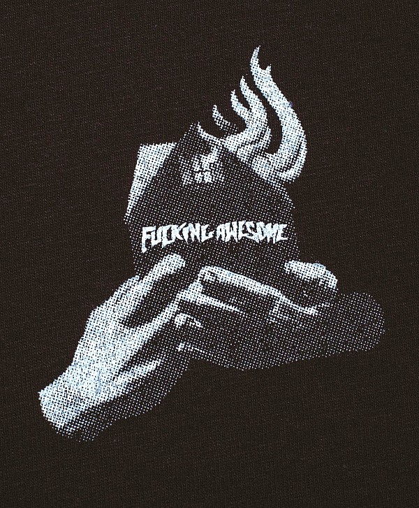 FUCKING AWESOME HOUSE ON FIRE 2 TEE BLACK