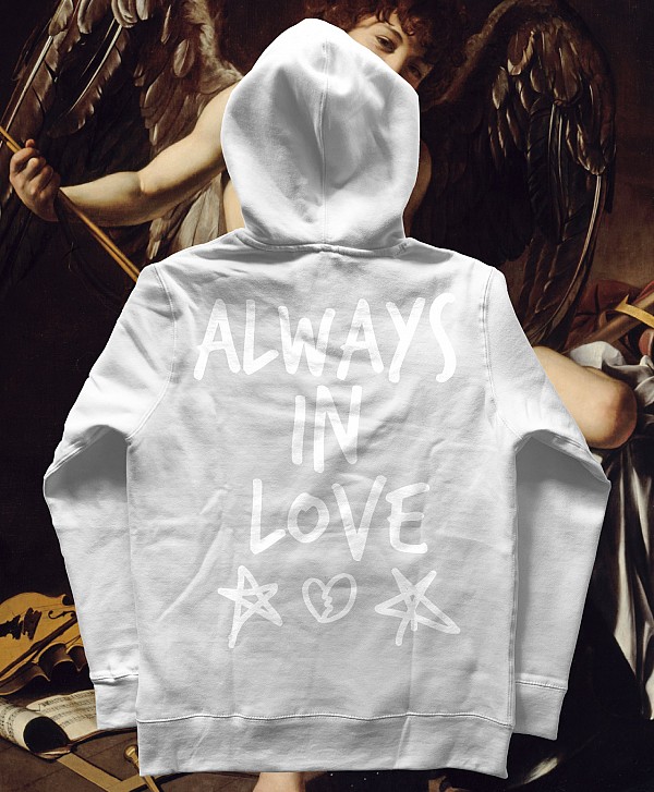 COLOR CUPID IN LOVE PREMIUM HOOD WHITE