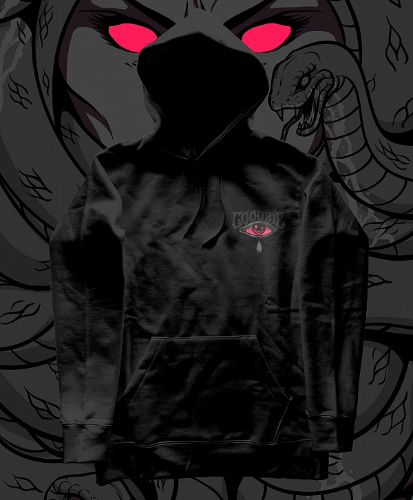 GOODBIE MEDUSA BLACKOUT PREMIUM HOOD BLACK