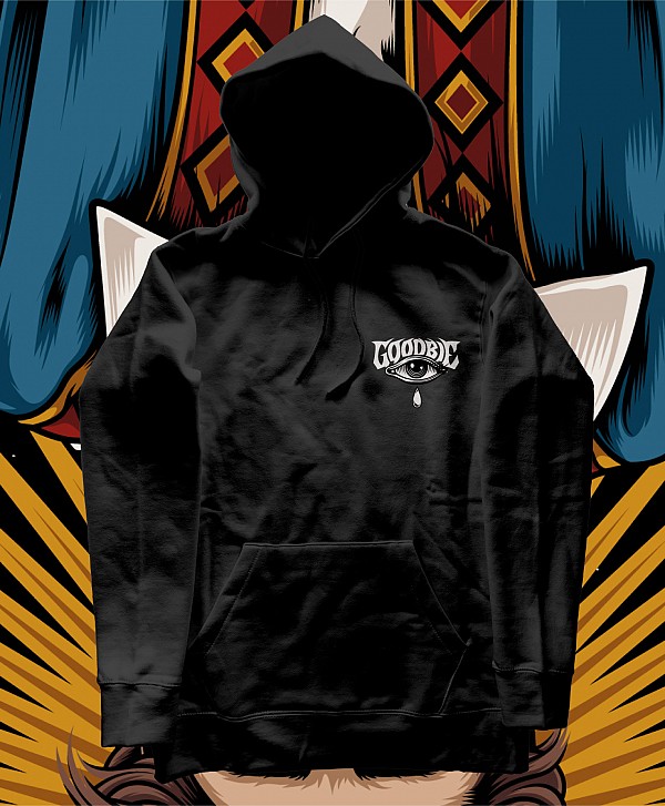GOODBIE HANGED OUT PREMIUM HOOD BLACK