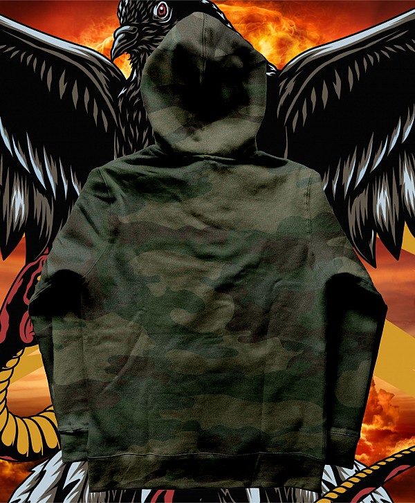 GOODBIE PIGEON PREMIUM HOOD FOREST CAMO