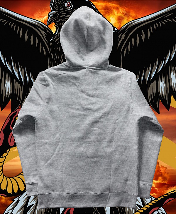 GOODBIE PIGEON PREMIUM HOOD GREY HEATHER