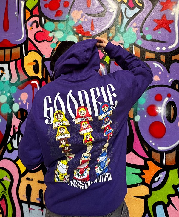 GOODBIE SPYCE GIRLS PREMIUM HOOD PURPLE