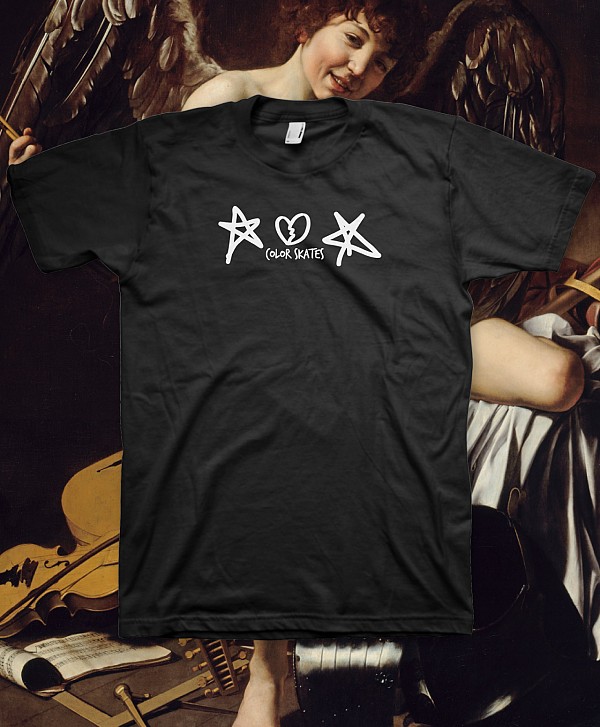 COLOR CUPID IN LOVE LARGE TEE BLACK