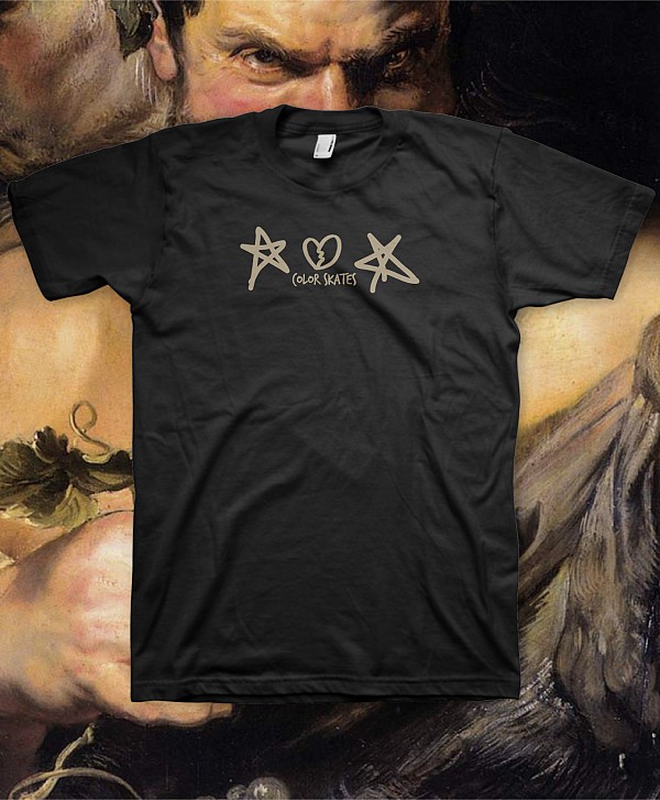 COLOR SATYRS IN LOVE LARGE TEE BLACK