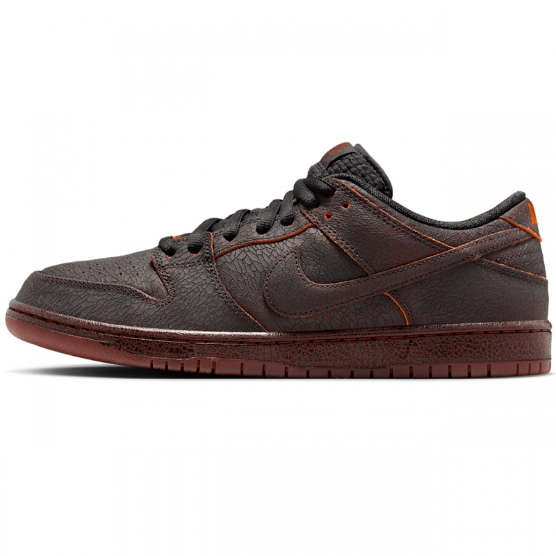 NIKE SB DUNK LOW PRO KRAMPUS DARK SMOKE GREY/CAMPFIRE ORANGE-BLACK
