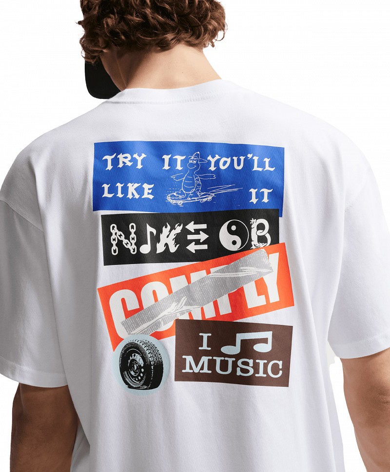 NIKE SB STICKERS TEE WHITE