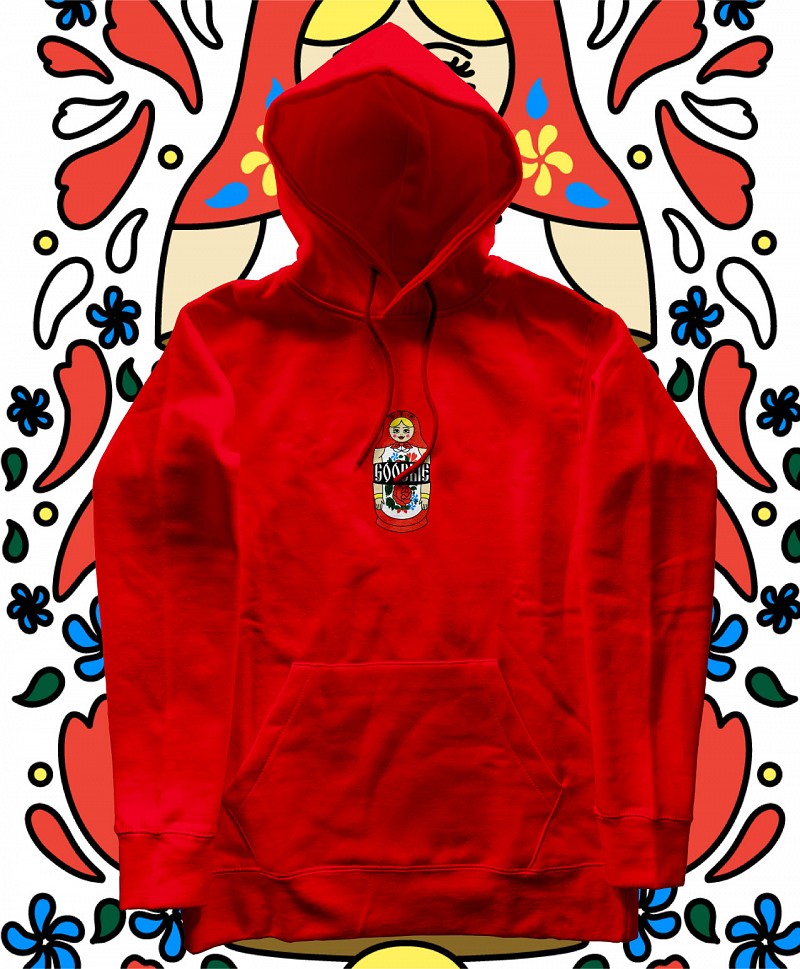 GOODBIE SPYCE GIRLS PREMIUM HOOD RED/BLACK