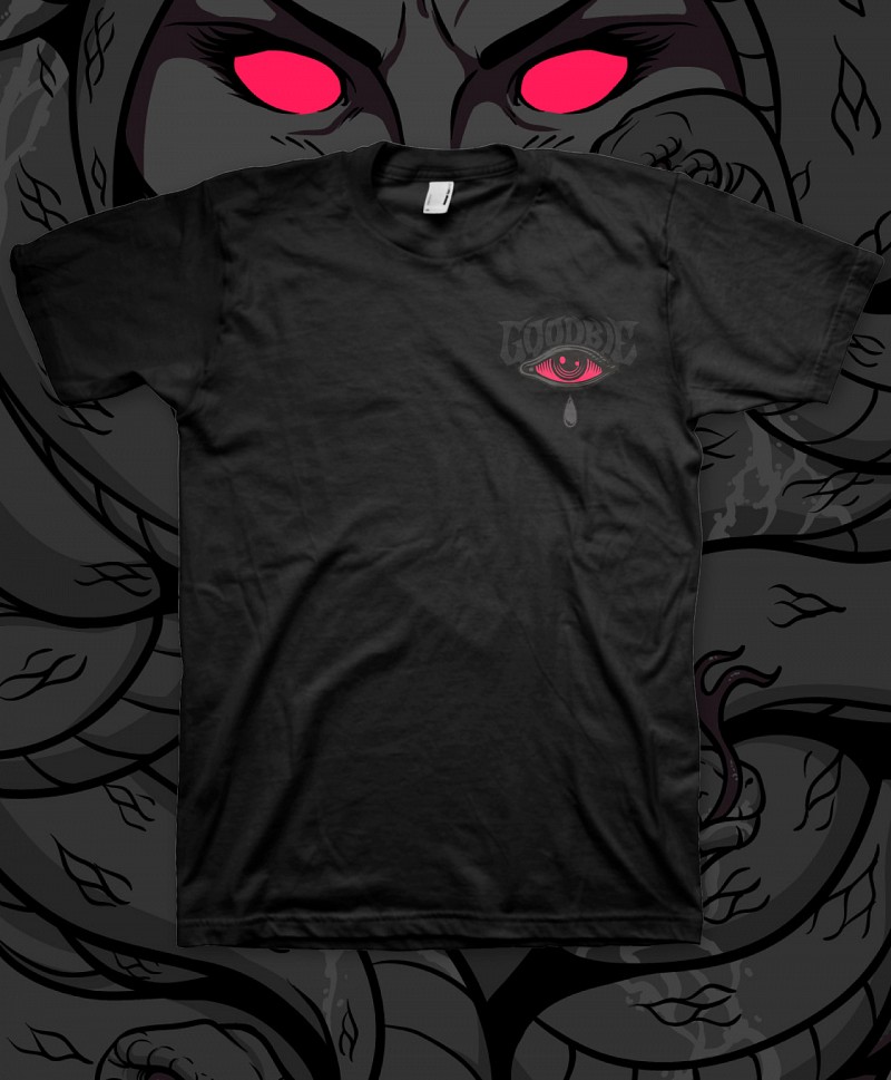 GOODBIE MEDUSA BLACKOUT TEE BLACK