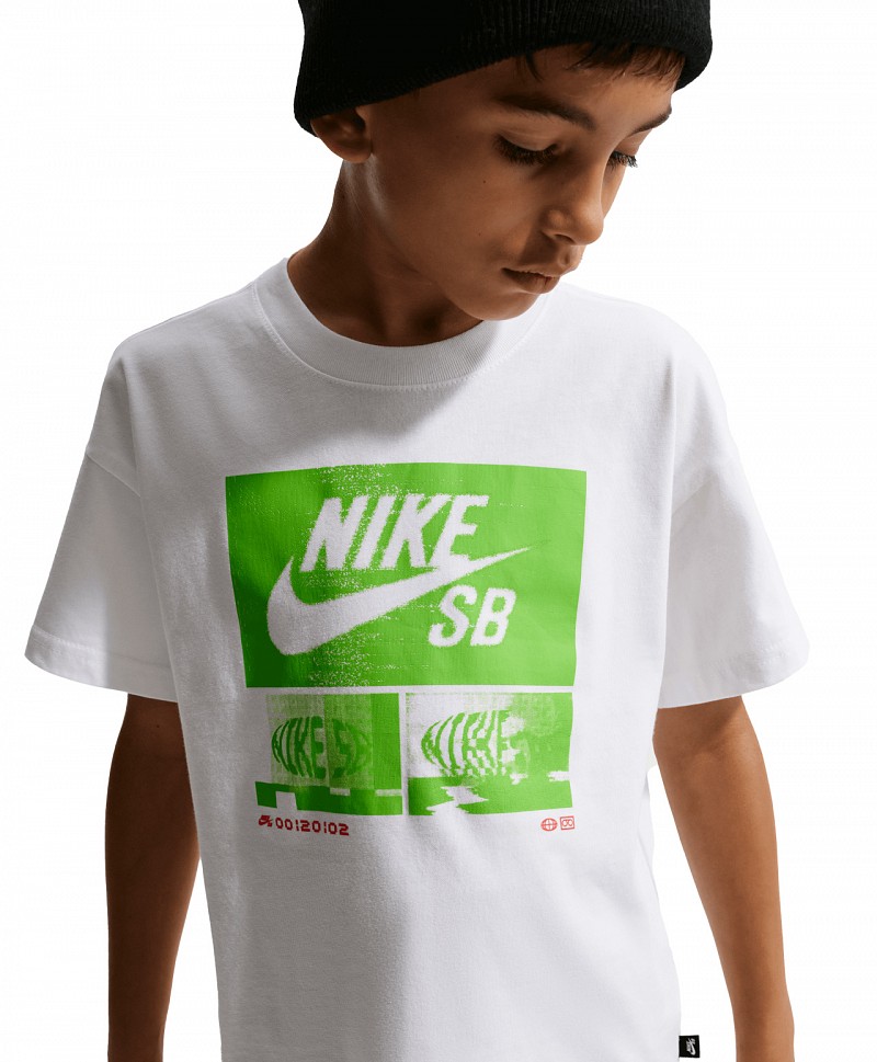NIKE SB MAX 90 KIDS TEE WHITE