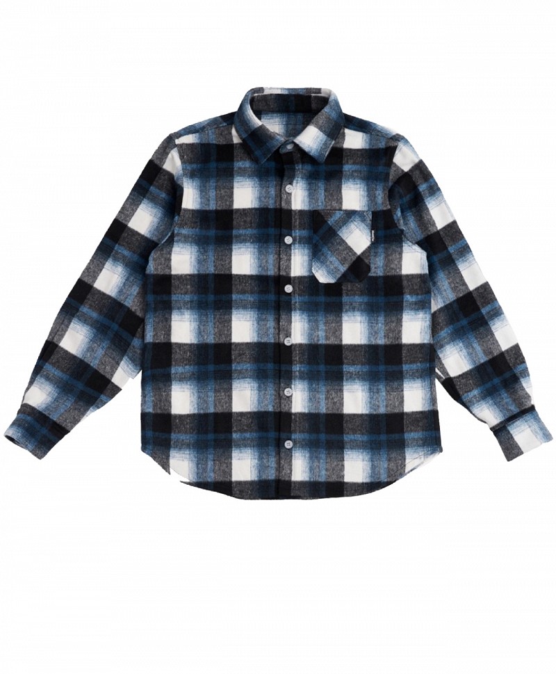 HVNT PLAID SHIRT BLACK/WHITE/BLUE