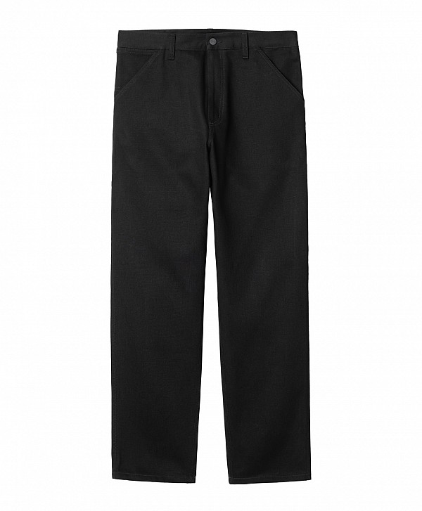 CARHARTT WIP SINGLE KNEE PANT BLACK RINSED