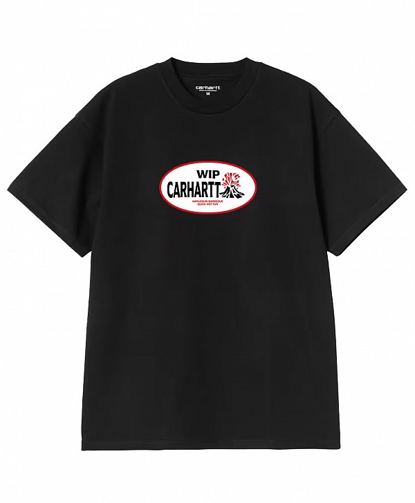 CARHARTT WIP HARLEQUIN BBQ TEE BLACK