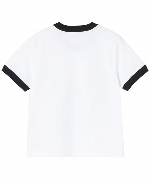 CARHARTT WIP WOMEN'S IP RINGER TEE WHITE/BLACK