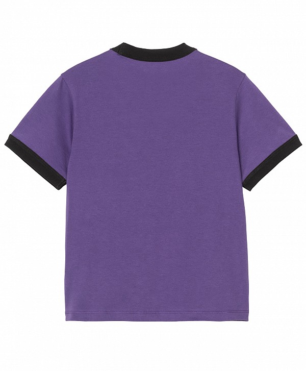 CARHARTT WIP WOMEN'S IP RINGER TEE CALLA/BLACK