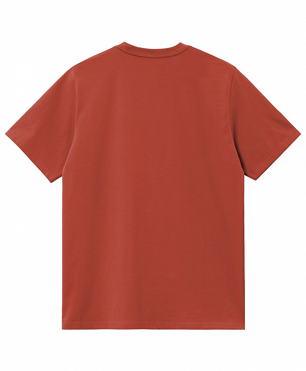 CARHARTT WIP AMERICAN SCRIPT TEE OXIDE RED