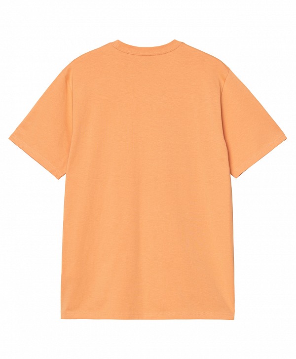 CARHARTT WIP POCKET TEE GENTLE ORANGE