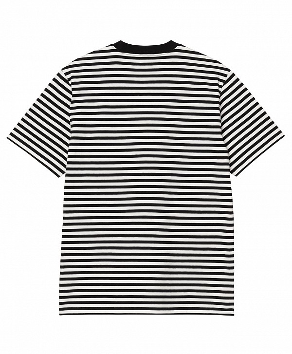 CARHARTT WIP EZRA POCKET TEE BLACK/WAX