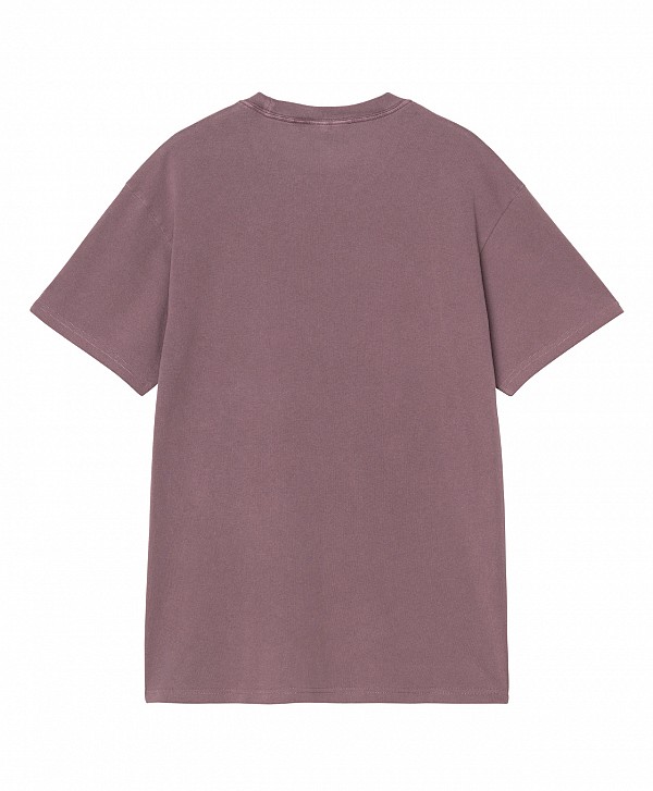 CARHARTT WIP COAT OF ARMS TEE COZY PURPLE GARMENT DYED