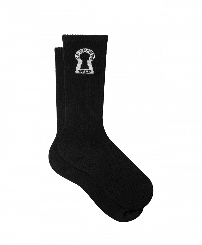 CARHARTT WIP LOCKED SOCKS BLACK/WHITE