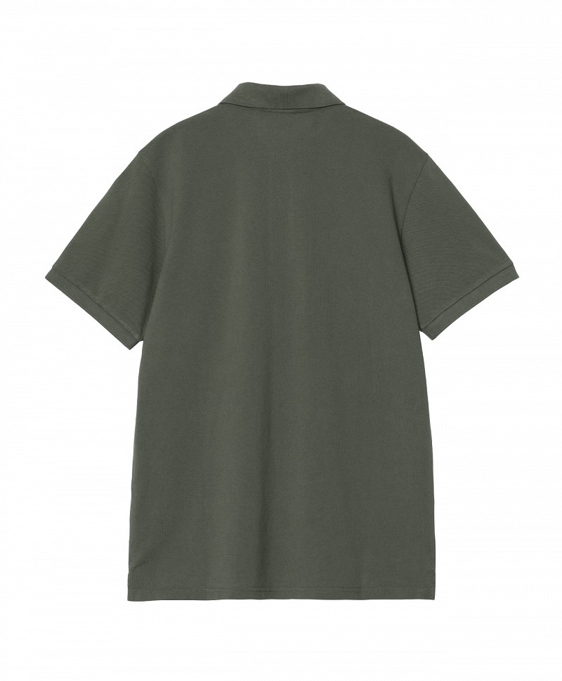 CARHARTT WIP CHASE POLO LEAF/GOLD