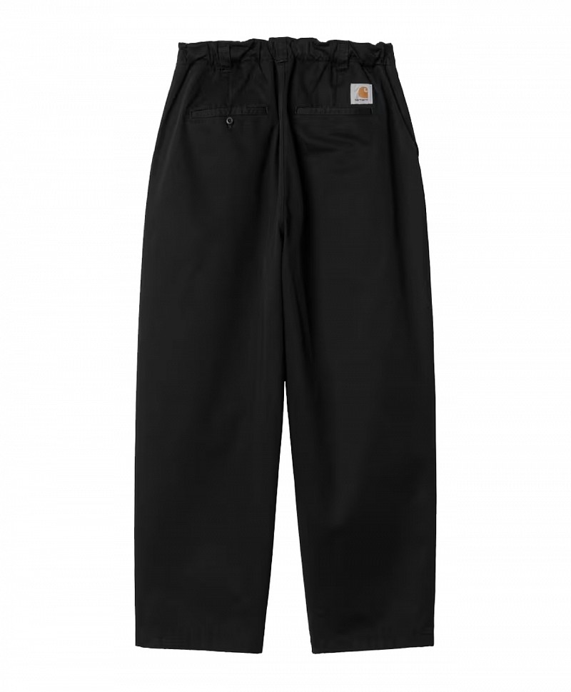 CARHARTT WIP MARV PANT BLACK STONE WASHED