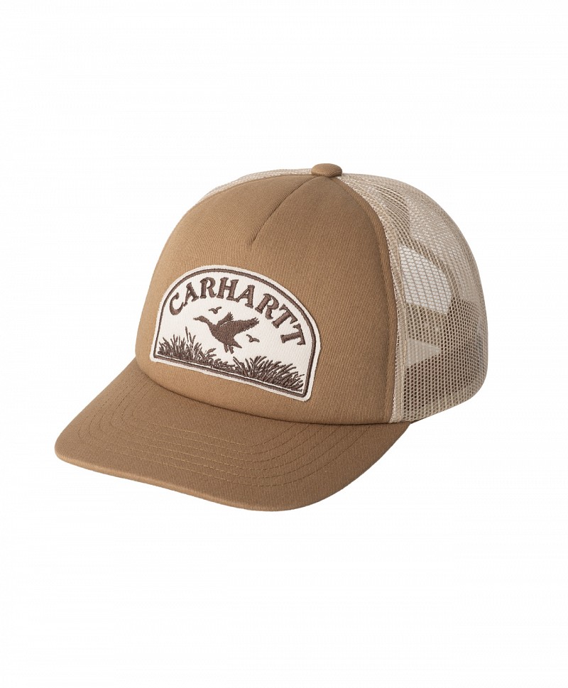 CARHARTT WIP TAKE OFF TRUCKET CAP STONE
