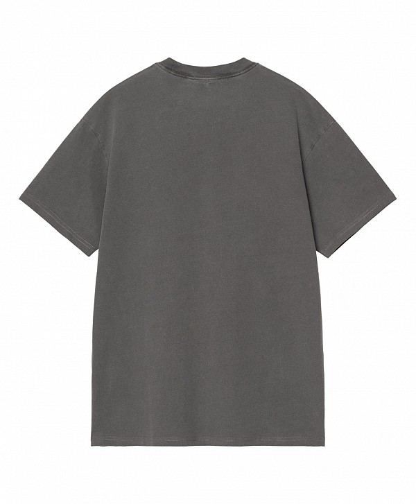 CARHARTT WIP COAT OF ARMS TEE COZY BLACK GARMENT DYED