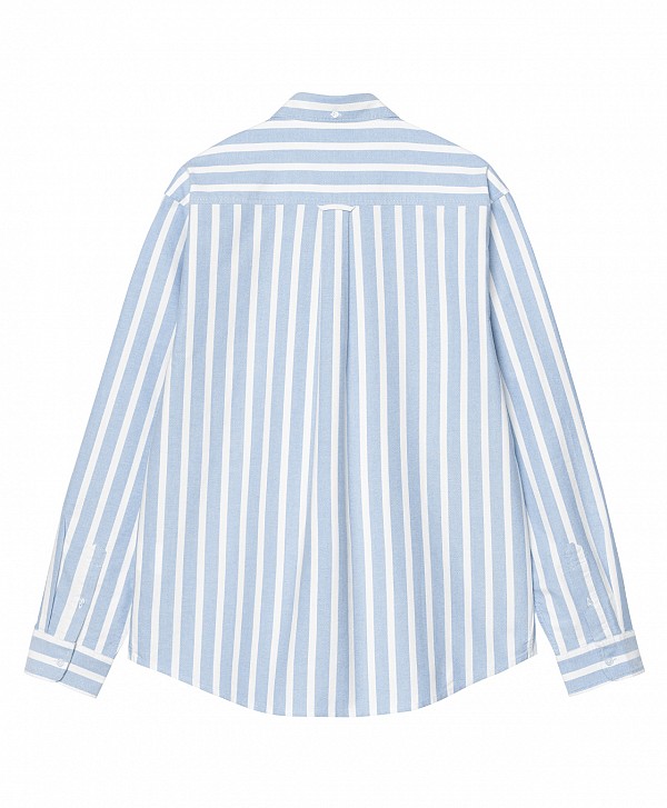 CARHARTT WIP DEVEN SHIRT BLEACH/WHITE
