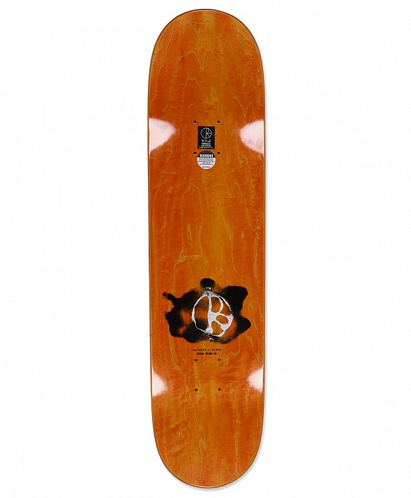 POLAR STROKE LOGO SKATE DECK 8.25" BLACK