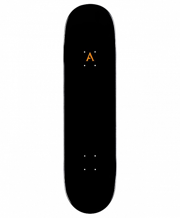APRIL SKATEBOARDS SHANE O' NEILL DEAD SKATE DECK 8.125" BLACK DIP