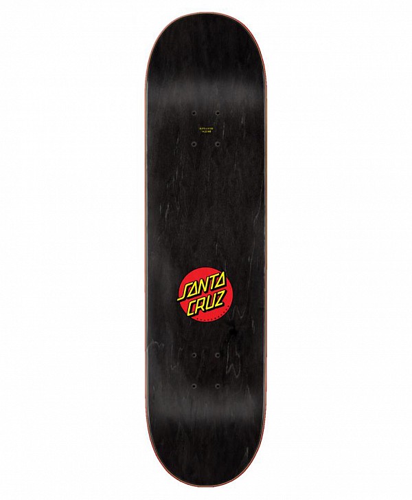 SANTA CRUZ CLASSIC DOT SKATE DECK 8.375" BROWN