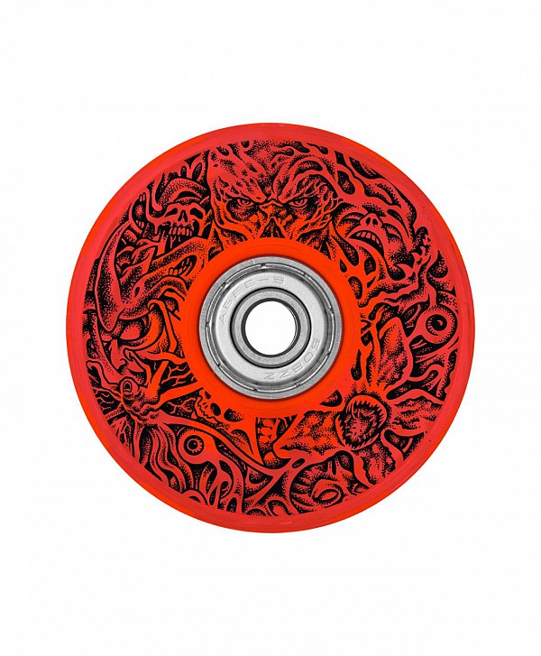 SLIME BALLS STRANGER THINGS HELLFIRE 66MM WHEELS RED