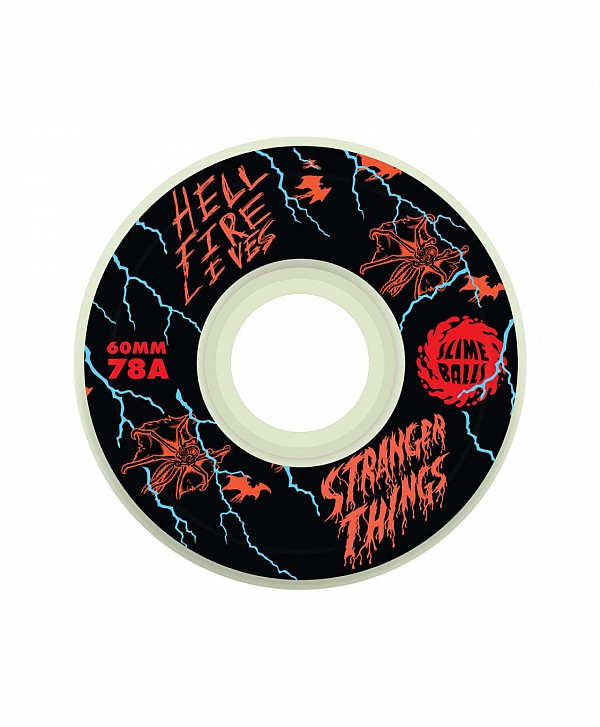 SLIME BALLS STRANGER THINGS MEEK SLASHER 60MM WHEELS CLEAR