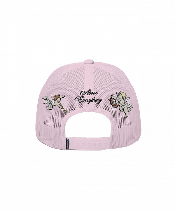 PRIMITIVE VALENTINE'S DAY TRIUMPH TRUCKER HAT PINK