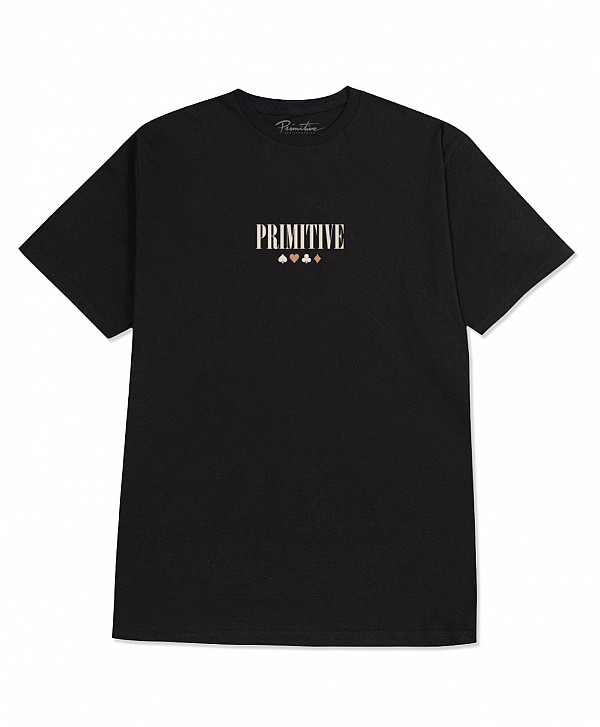 PRIMITIVE VALENTINE'S DAY PLAYERS HEAVYWEIGHT TEE BLACK