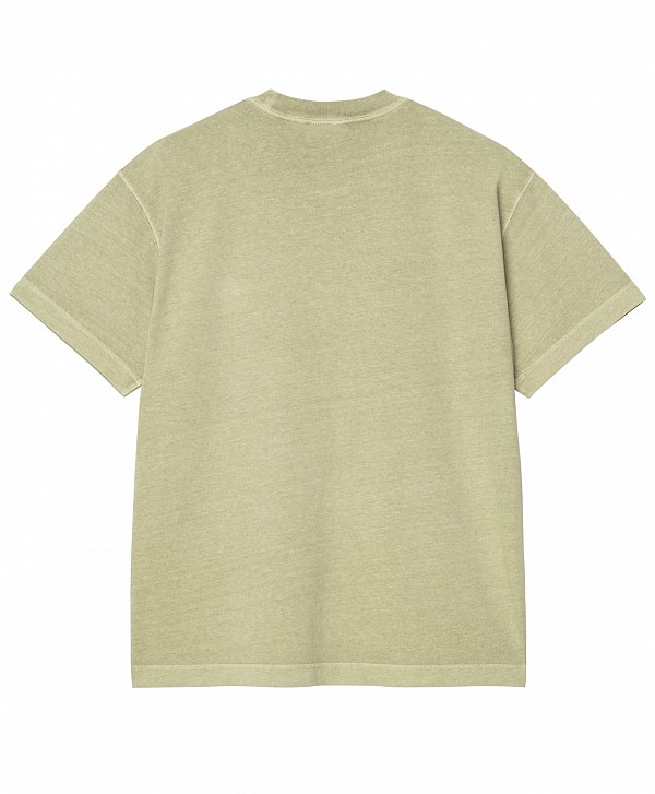 CARHARTT WIP NELSON TEE GENTLE GREEN GARMENT DYED