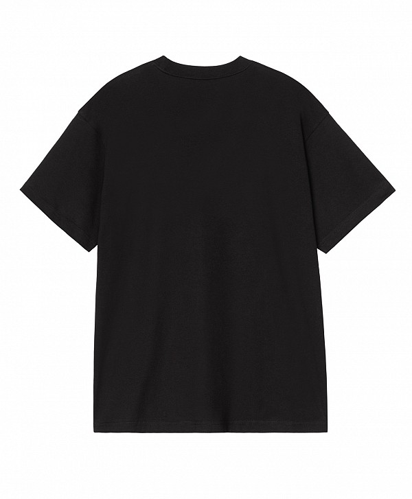 CARHARTT WIP CLOUD SCRIPT TEE BLACK