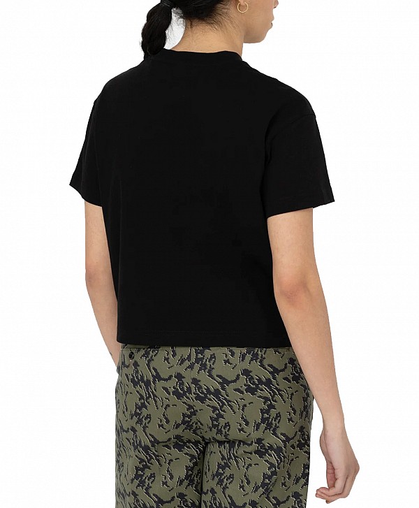DICKIES WOMEN'S OAKPORT BOXY TEE BLACK