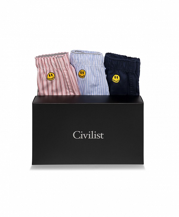 CIVILIST BOXER SHORTS 3-PACK MULTI