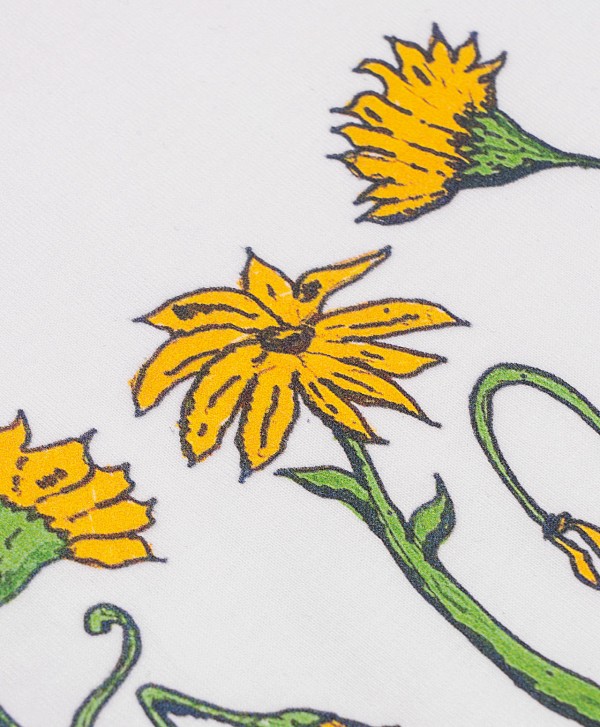 CIVILIST FLOWER TEE WHITE