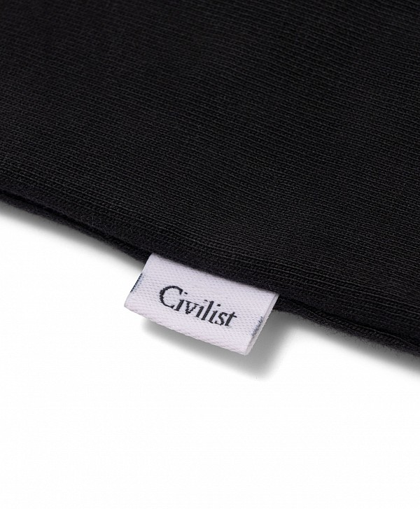 CIVILIST MINI LOGO TEE BLACK
