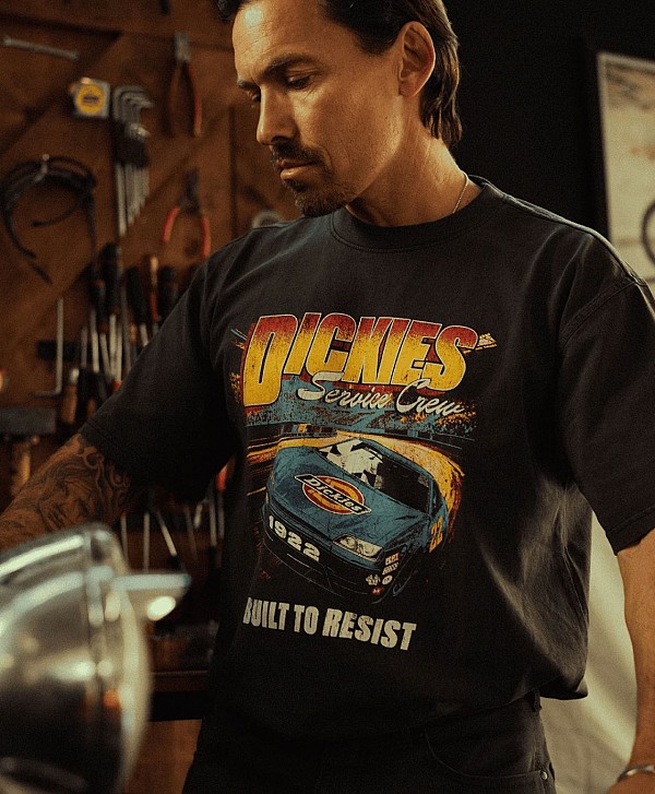 DICKIES X NASHPORT TEE BLACK